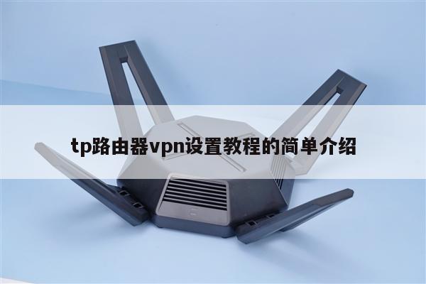 简易TP路由器VPN配置指南，安全远程访问一步到位,本文目录概览：,tp路由器vpn设置,购买VPN服务,第1张