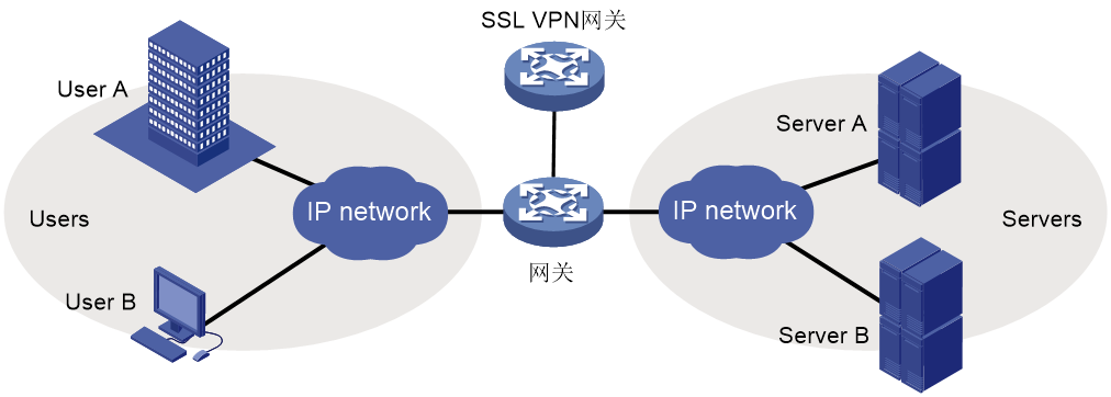 Access SSL VPN深度解析，构建安全稳定连接之道,SSL VPN示意图,access ssl vpn,SSL VPN,第1张