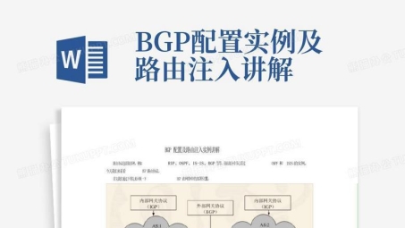 BGP VPN配置实战，打造安全高效远程网络桥梁