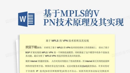 MPLS VPN技术应用实现报告