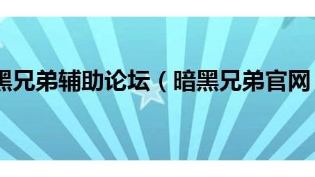 探秘暗黑兄弟VPN，网络隐秘通道全解析