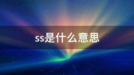 SS详解，全面解析SS含义、VPN区别与使用技巧