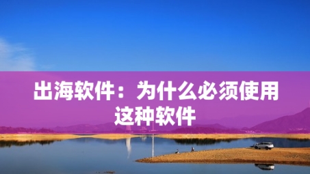 畅游全球，自由无忧——出海吧VPN软件体验