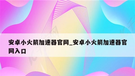 安卓VPN小飞人官网，护航您的网络自由与信息安全