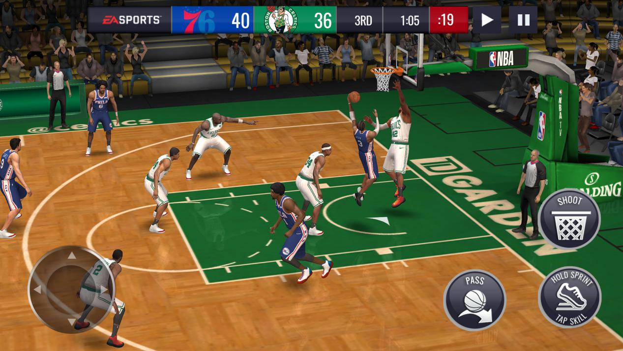 NBA Live Mobile亚服畅玩攻略，VPN解锁畅游亚洲服务器,NBA Live Mobile游戏截图,nbalivemobile亚服vpn,VPN的,亚服VPN,第1张